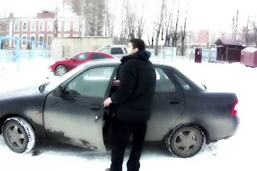 Маршал Ашроев - белый снег кадр с клипа