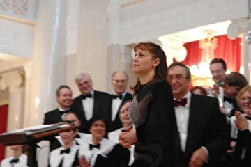 Исполнение хора"Олень" в БЗФ, 21мая 2007годаДирижёр-В.Столповских.